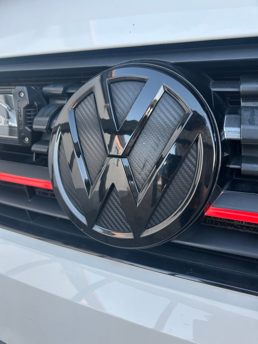VW Bulli Emblem vorne und hinten - Schwarz