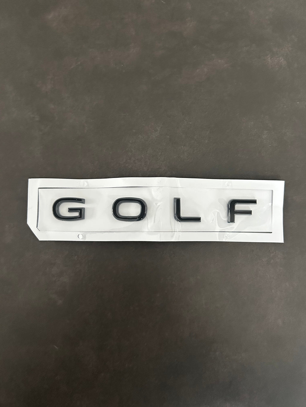 VW Golf 8 Heckklappen Schriftzug – Schwarz – selbstklebend