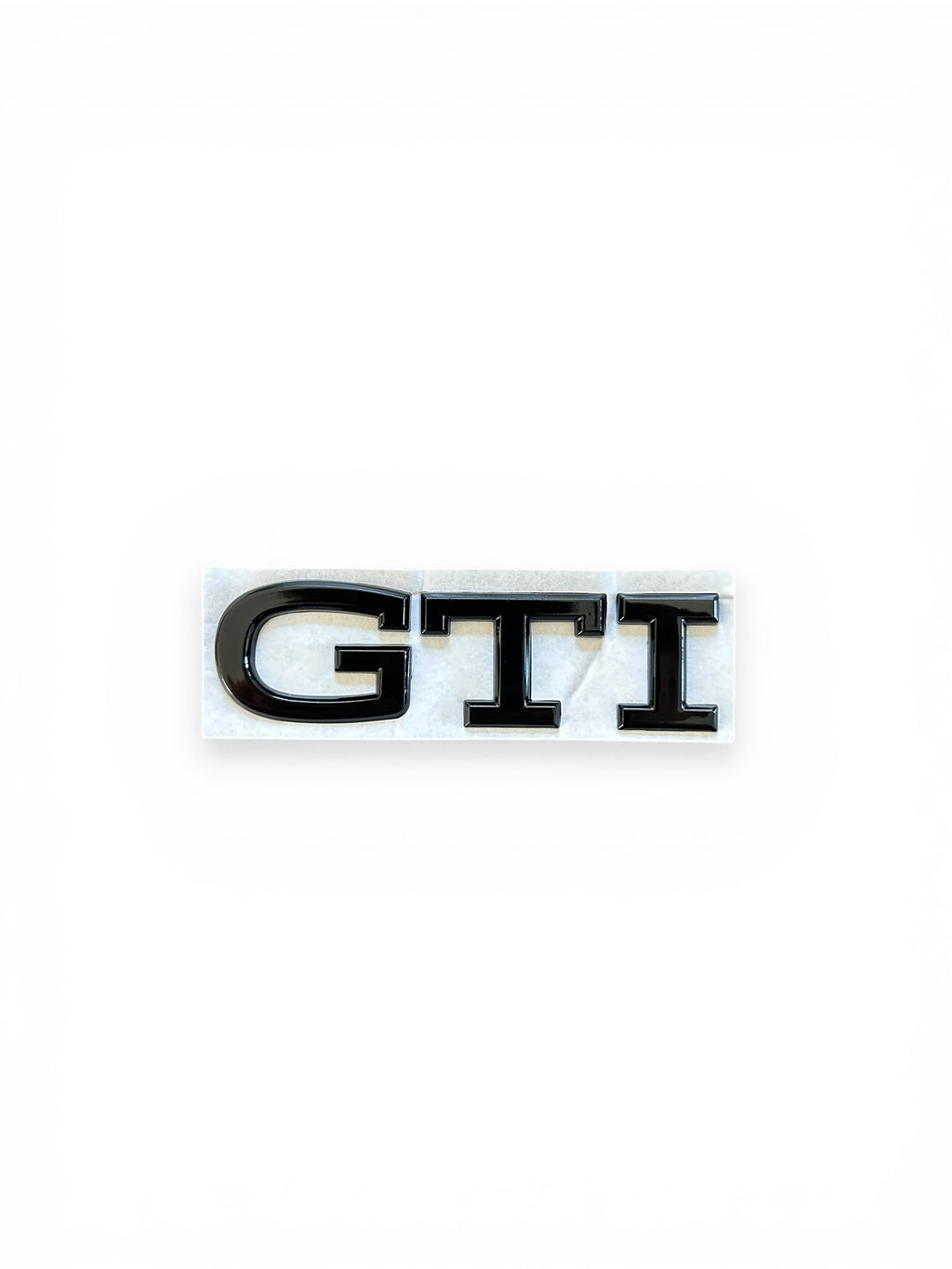 VW Golf 8 GTI Emblem Schwarz Glanz – Heckklappen Schriftzug
