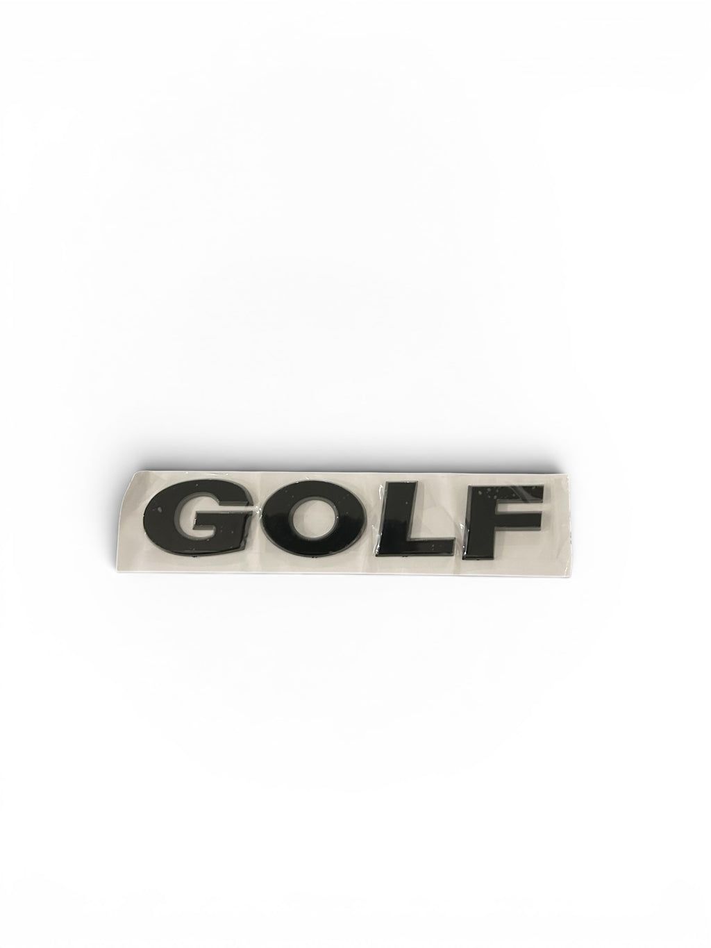 VW Golf 7 Heckklappen Schriftzug „GOLF“ Emblem – Schwarz – selbstklebend