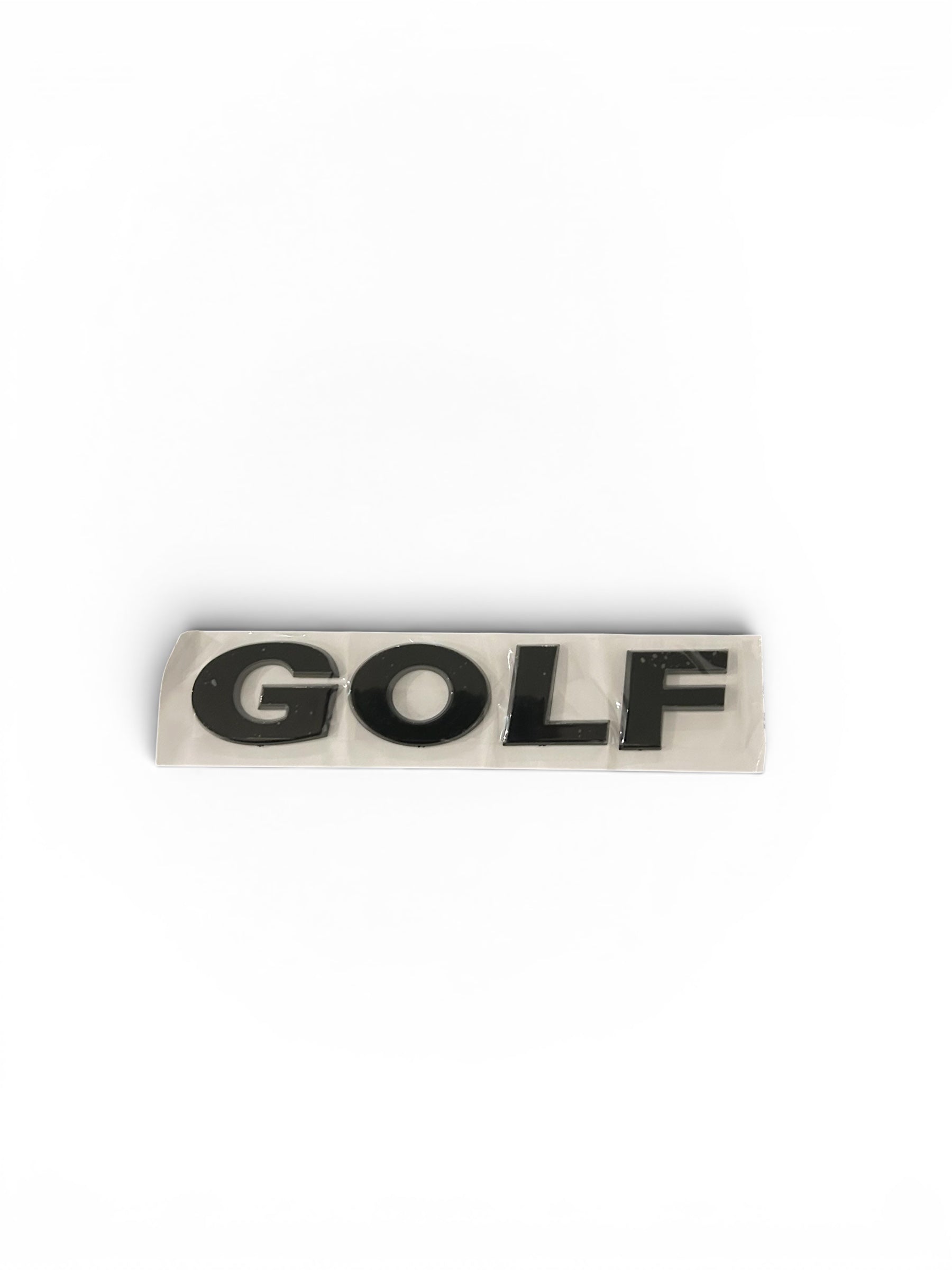 VW Golf 7 Heckklappen Schriftzug „GOLF“ Emblem – Schwarz – selbstklebend