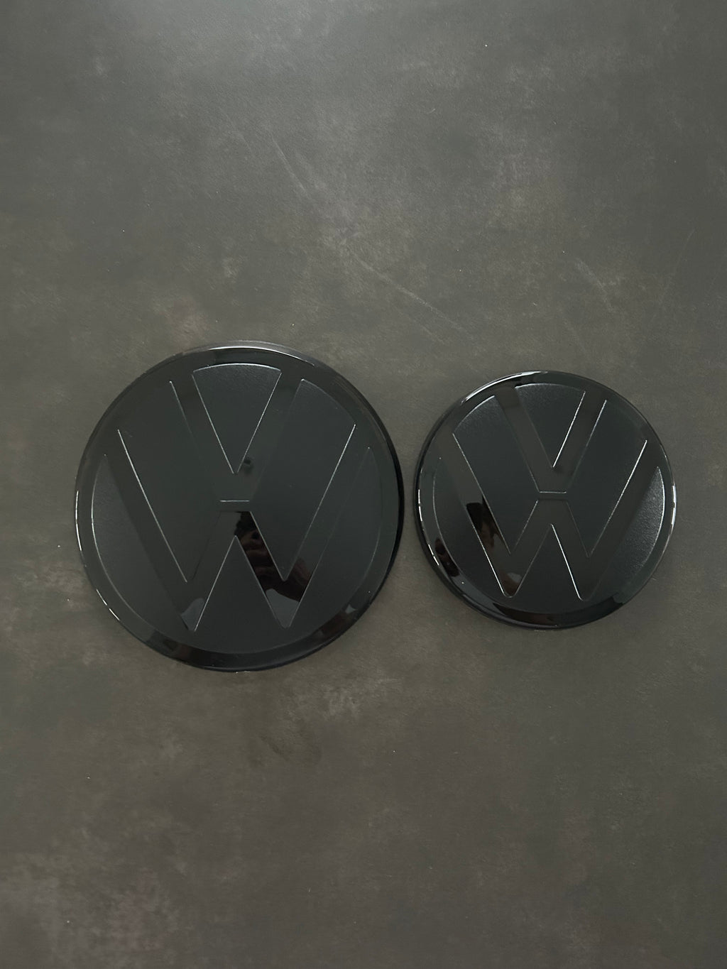 VW Golf Emblem vorne und hinten - Schwarz