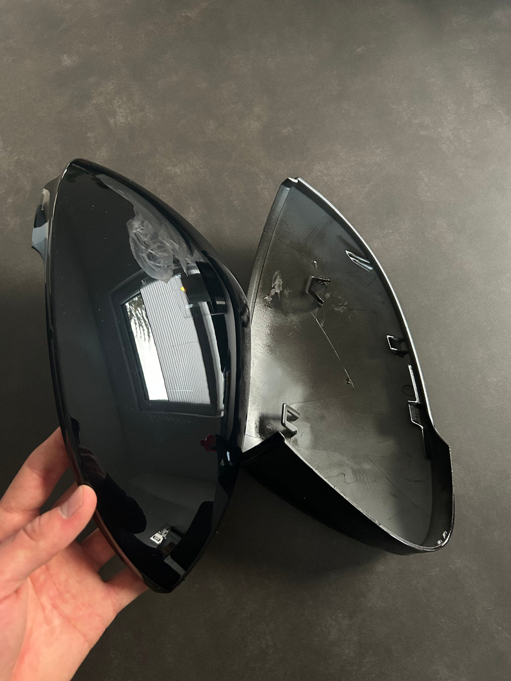 VW Golf 8 Spiegelkappen Schwarz
