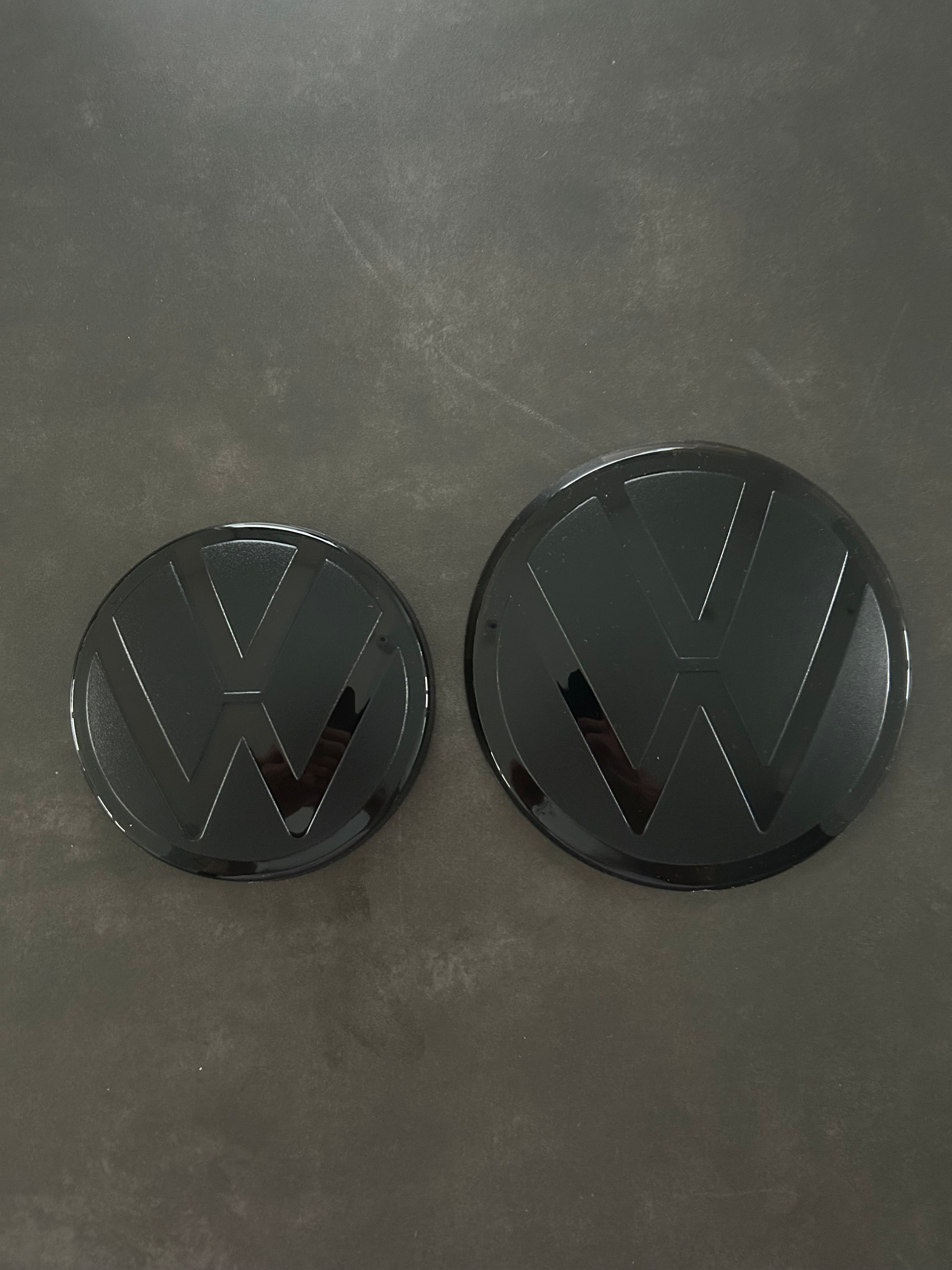 VW Tiguan Emblem vorne und hinten - Schwarz