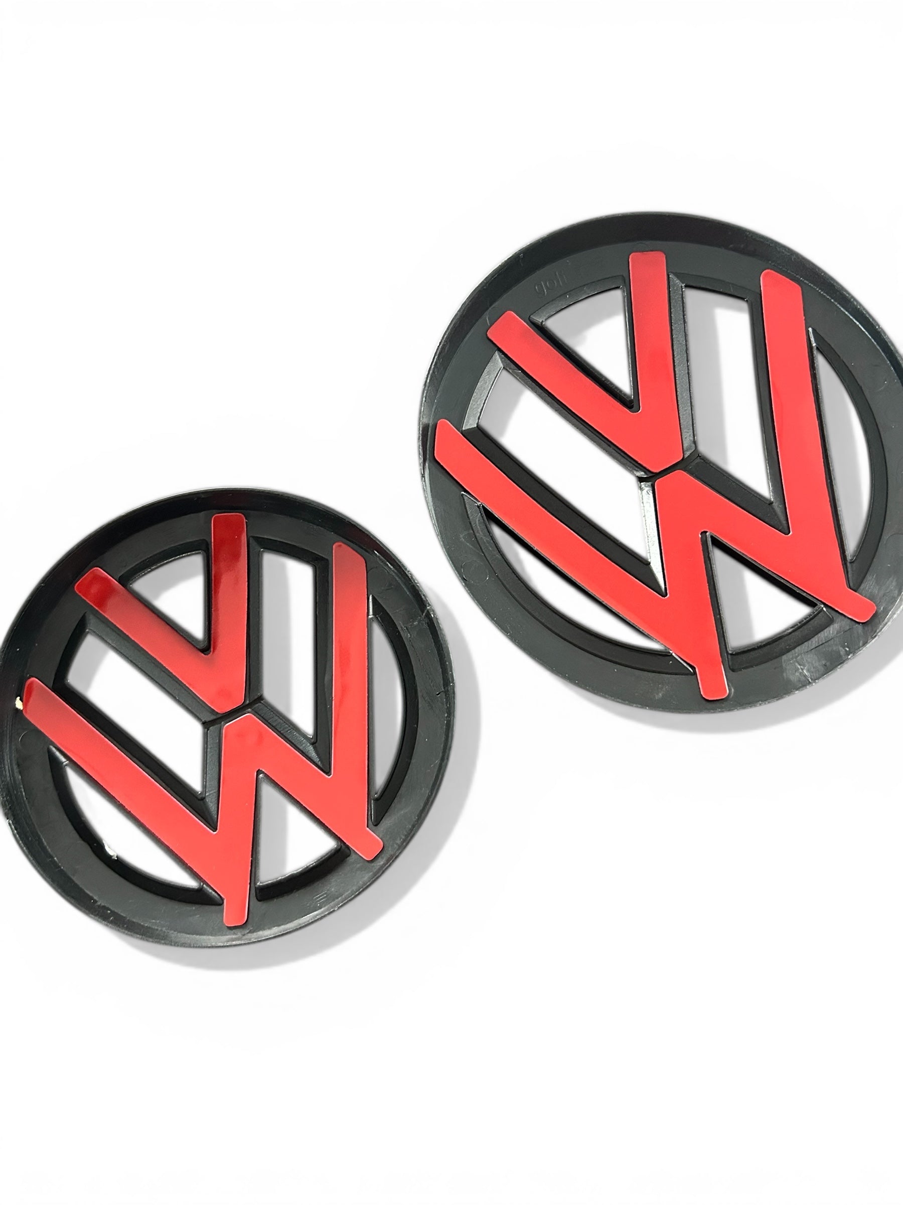 VW Golf Emblem vorne und hinten - Schwarz
