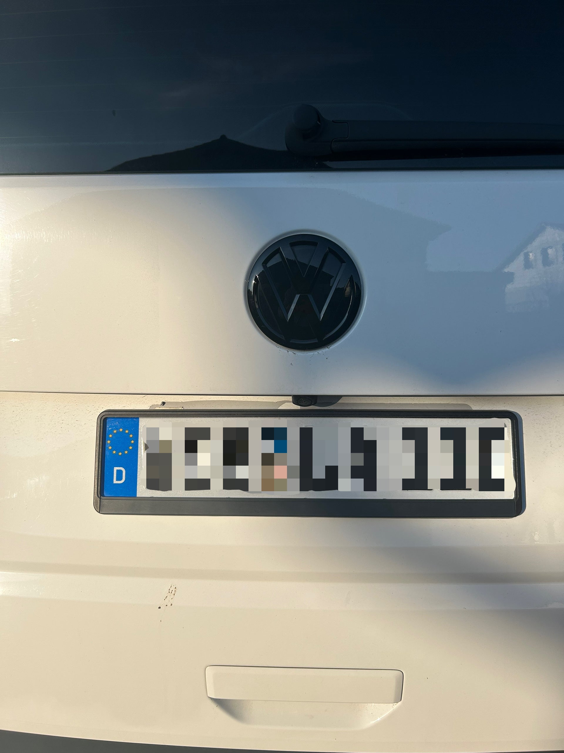 VW Bulli Emblem vorne und hinten - Schwarz