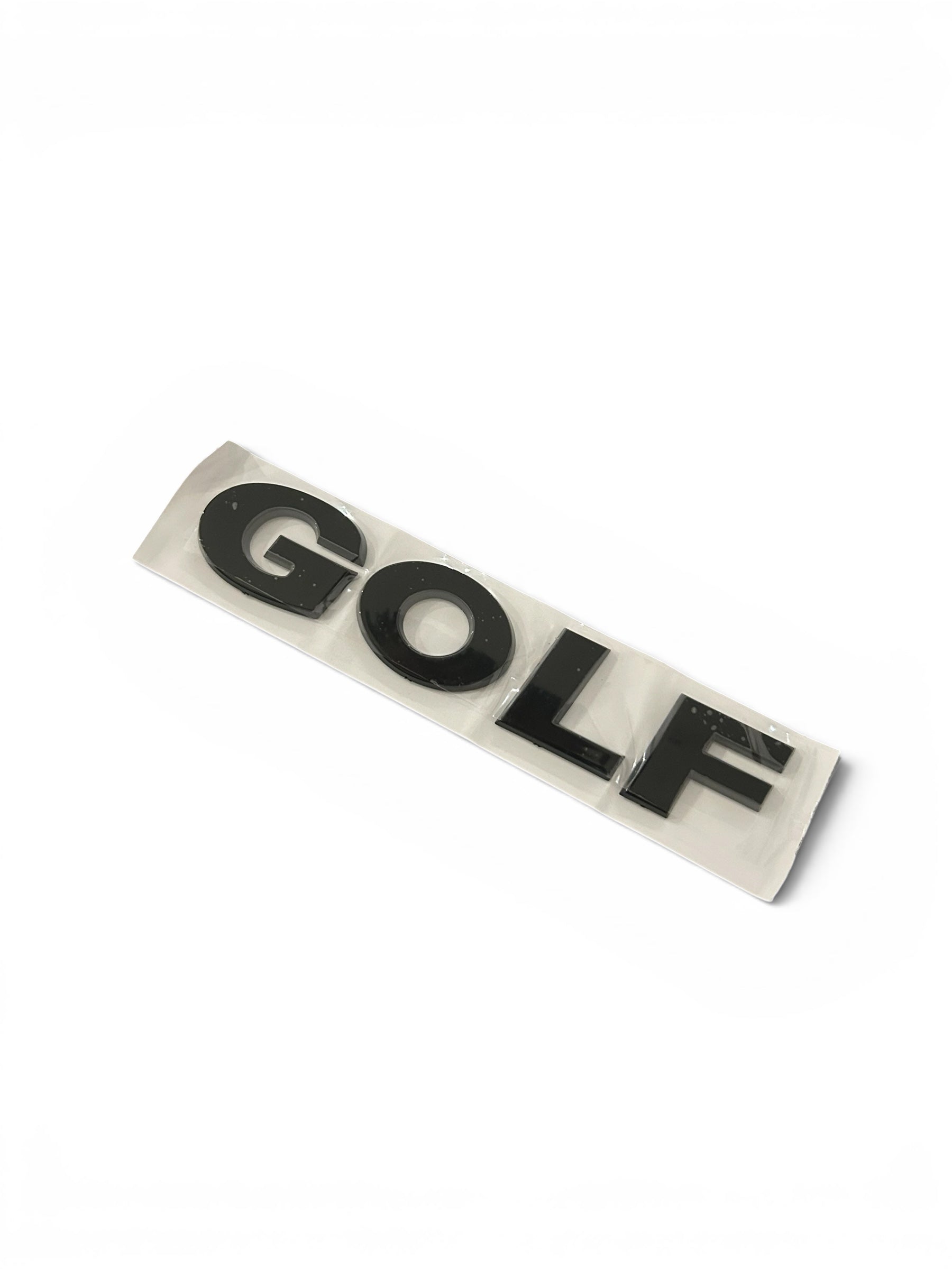 VW Golf 7 Heckklappen Schriftzug „GOLF“ Emblem – Schwarz – selbstklebend