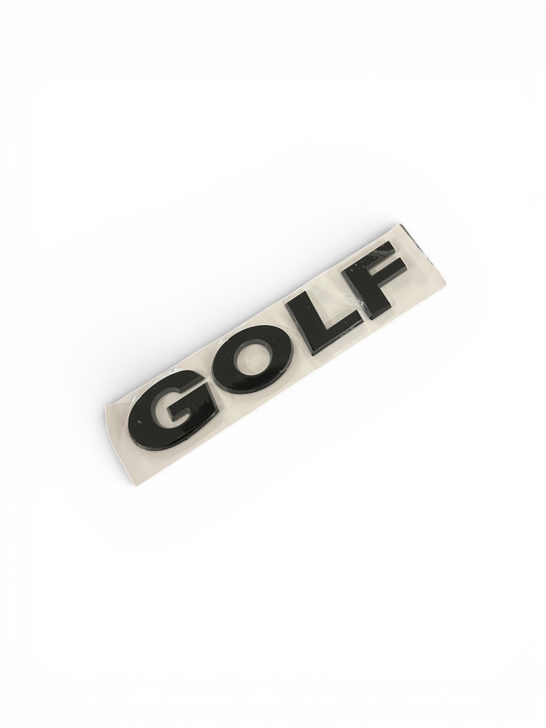 VW Golf 7 Heckklappen Schriftzug „GOLF“ Emblem – Schwarz – selbstklebend