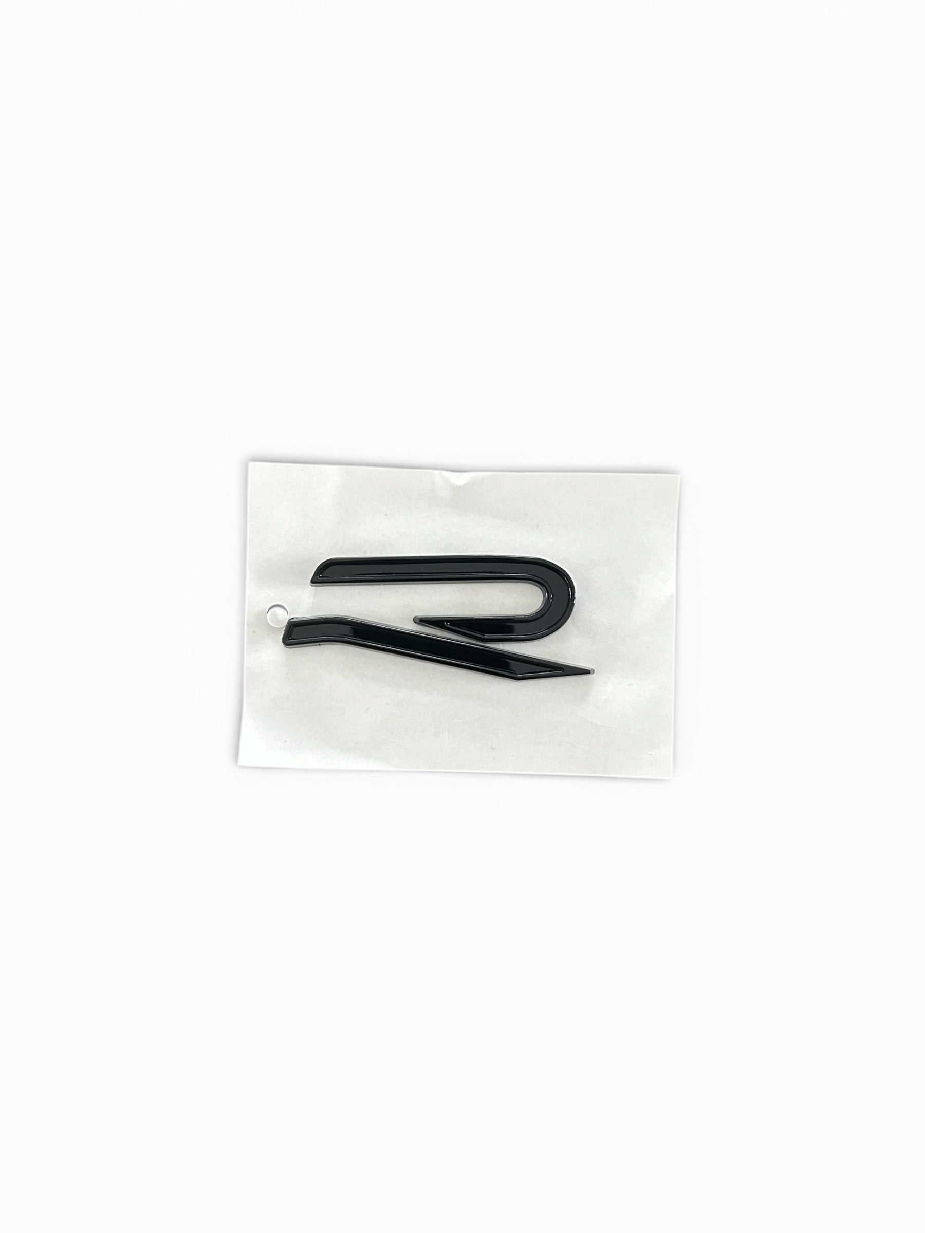 VW R Emblem Schwarz Glanz – Heckklappen Schriftzug für R-Modelle
