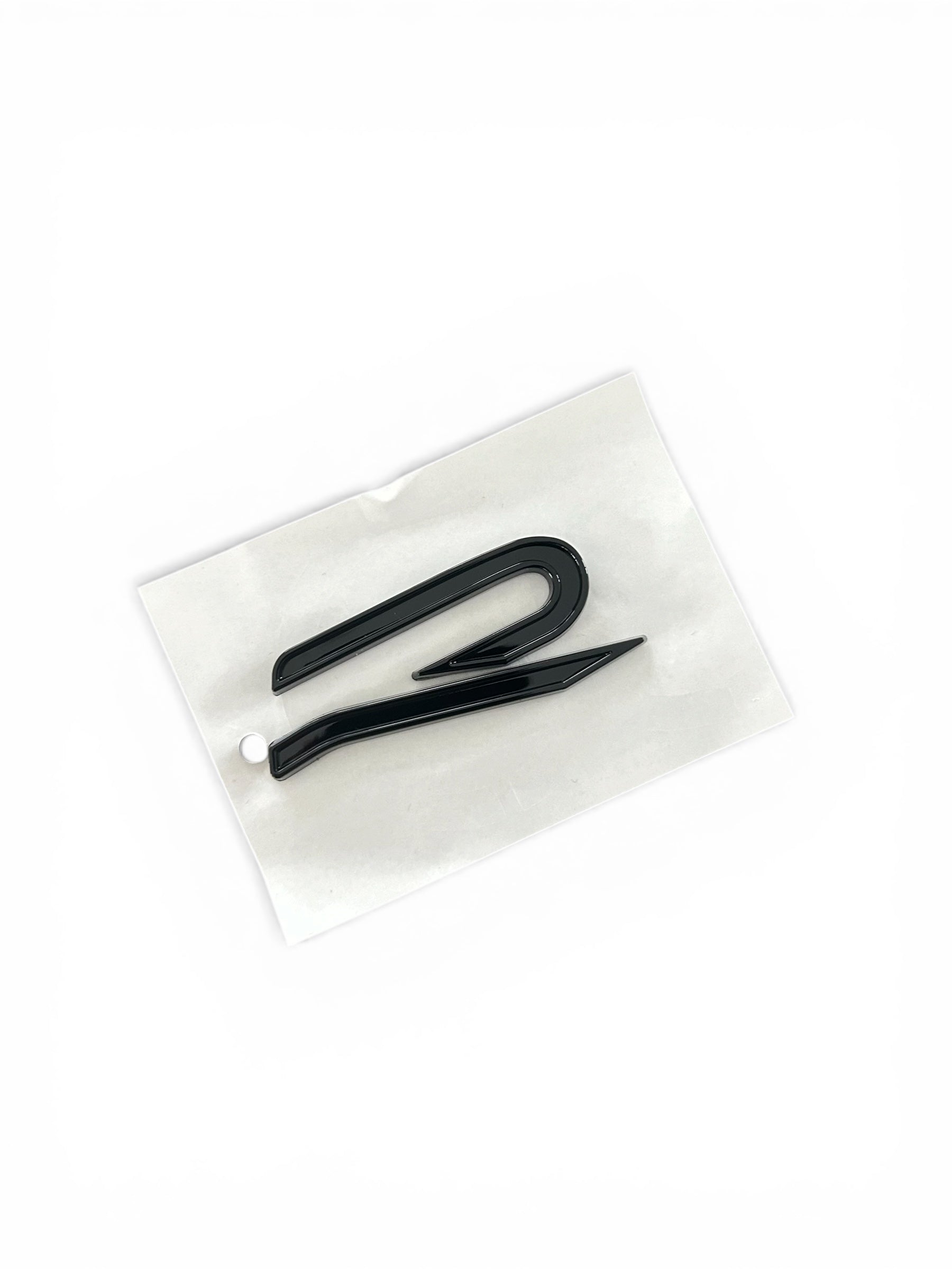 VW R Emblem Schwarz Glanz – Heckklappen Schriftzug für R-Modelle